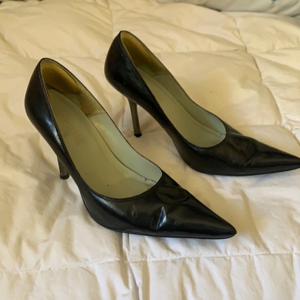 Y2K Vintage Black Pointy Stilletos